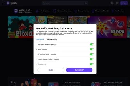 Crazy Games网页截图,Crazy Games网页快照