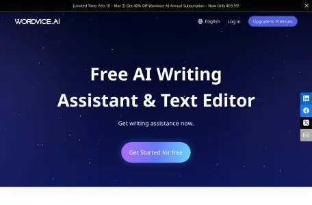 Wordvice AI网页截图,Wordvice AI网页快照