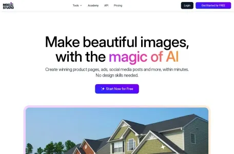 MagicStudio网页截图,MagicStudio网页快照