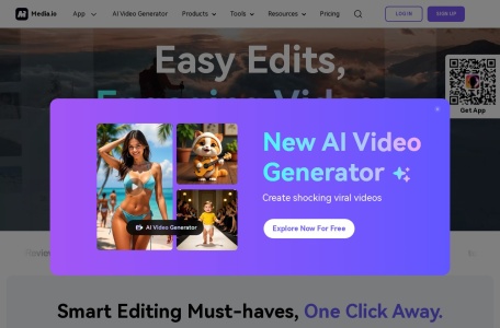 Media.io AI Image Upscaler网页截图,Media.io AI Image Upscaler网页快照