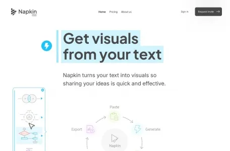 Napkin网页截图,Napkin网页快照