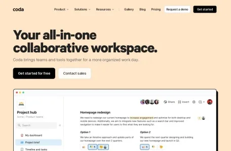 Coda AI网页截图,Coda AI网页快照
