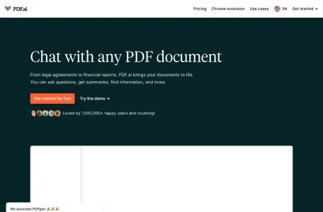PDF.ai网页截图,PDF.ai网页快照