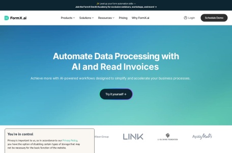 FormX.ai网页截图,FormX.ai网页快照