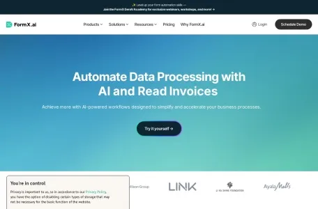 FormX.ai网页截图,FormX.ai网页快照