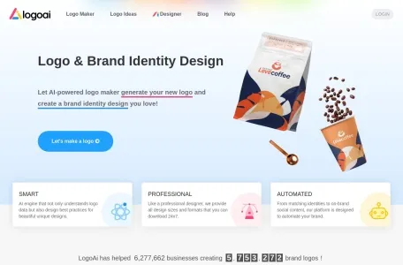 Logoai网页截图,Logoai网页快照