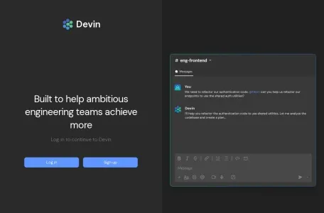 Devin网页截图,Devin网页快照