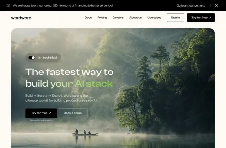 Wordware网页截图,Wordware网页快照