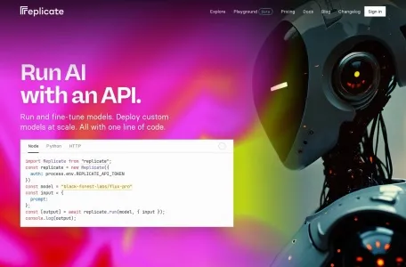 Replicate网页截图,Replicate网页快照