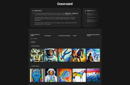 Generrated网页截图,Generrated网页快照