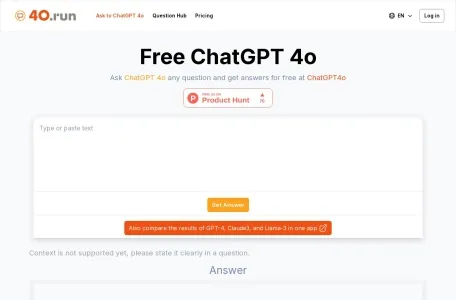 Chatgpt4o.ai网页截图,Chatgpt4o.ai网页快照