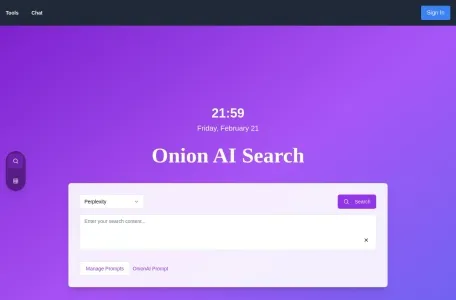 OnionAI网页截图,OnionAI网页快照