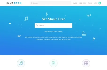 Musopen网页截图,Musopen网页快照