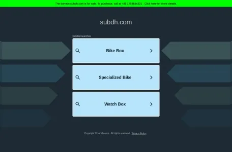 SubDH网页截图,SubDH网页快照