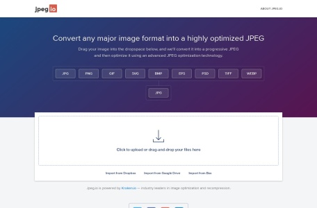 Jpeg.io网页截图,Jpeg.io网页快照