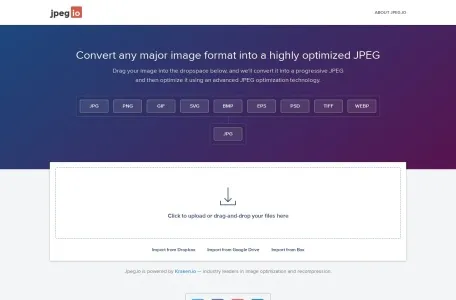 Jpeg.io网页截图,Jpeg.io网页快照