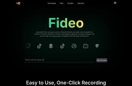 Fideo网页截图,Fideo网页快照