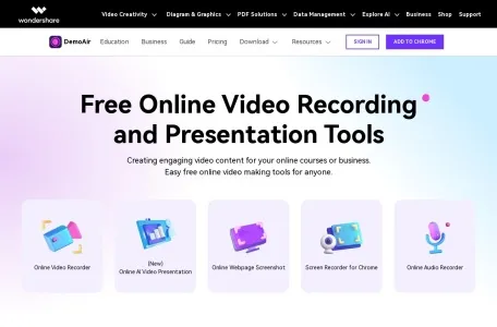 DemoAir网页截图,DemoAir网页快照