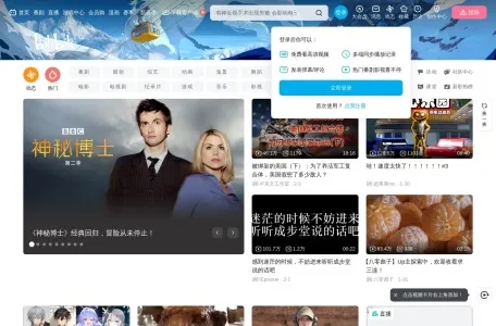 哔哩哔哩网页截图,哔哩哔哩网页快照