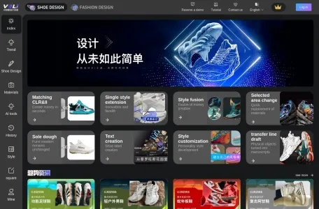 Vali鞋履AI网页截图,Vali鞋履AI网页快照