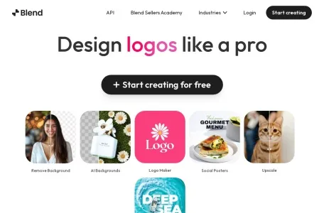 Blend AI Studio网页截图,Blend AI Studio网页快照
