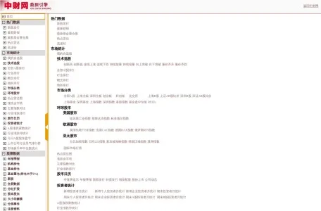 中财网数据引擎网页截图,中财网数据引擎网页快照