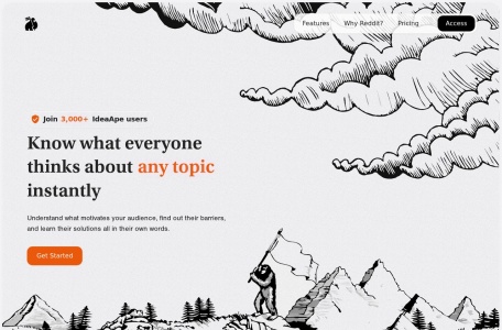 IdeaApe网页截图,IdeaApe网页快照