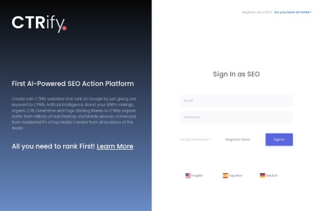 CTRify网页截图,CTRify网页快照
