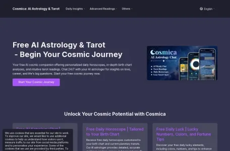Cosmica网页截图,Cosmica网页快照