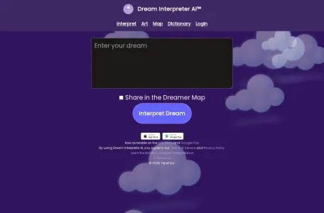Dream Interpreter AI网页截图,Dream Interpreter AI网页快照