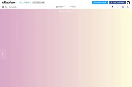 uigradients网页截图,uigradients网页快照