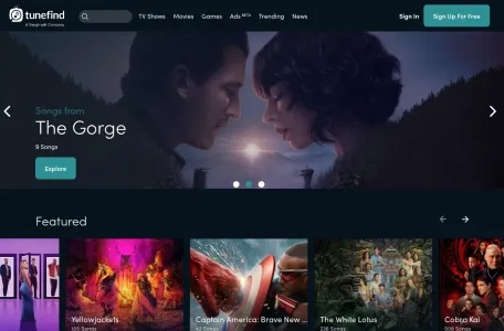 Tunefind网页截图,Tunefind网页快照
