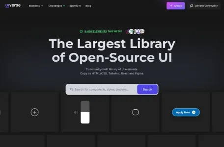 uiverse素材组件库网页截图,uiverse素材组件库网页快照