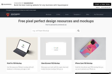 Free design resources网页截图,Free design resources网页快照