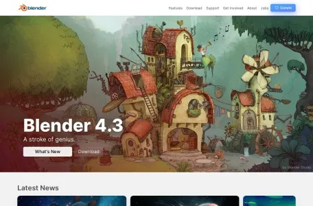 Blender网页截图,Blender网页快照