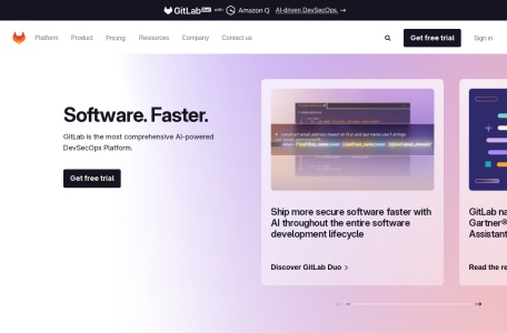 GitLab网页截图,GitLab网页快照