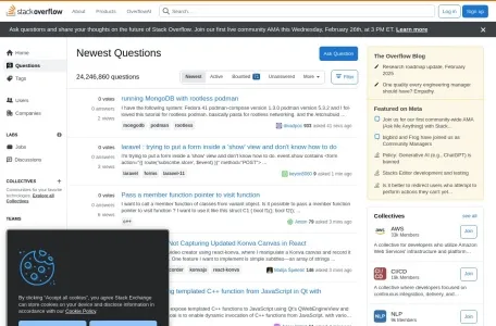 Stack Overflow网页截图,Stack Overflow网页快照