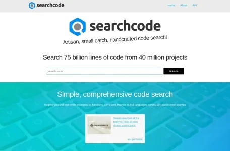 searchcode网页截图,searchcode网页快照