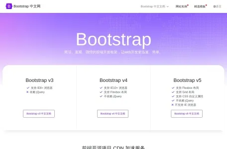 Bootstrap中文网网页截图,Bootstrap中文网网页快照