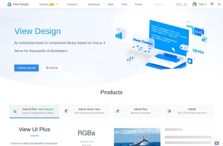 ViewUI网页截图,ViewUI网页快照