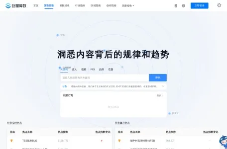 抖音大数据网页截图,抖音大数据网页快照