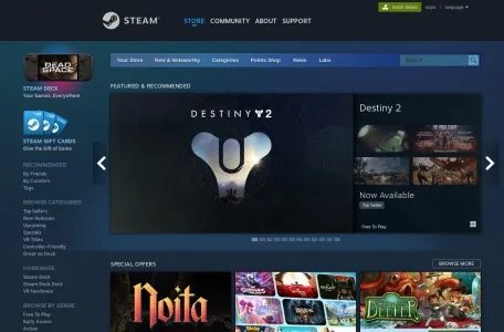 Steam网页截图,Steam网页快照
