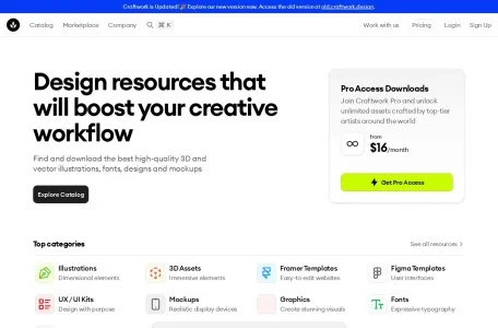 Craftwork网页截图,Craftwork网页快照