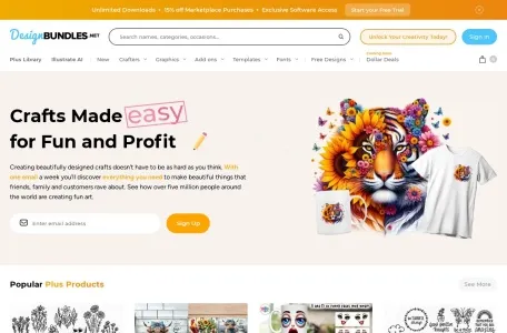 Design Bundles网页截图,Design Bundles网页快照