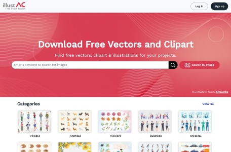 illustAC网页截图,illustAC网页快照