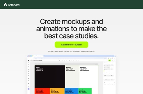 Artboard Studio网页截图,Artboard Studio网页快照
