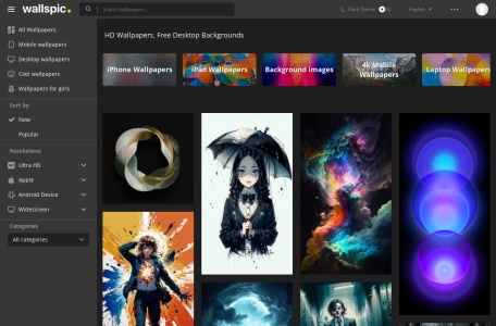 WallsPic网页截图,WallsPic网页快照