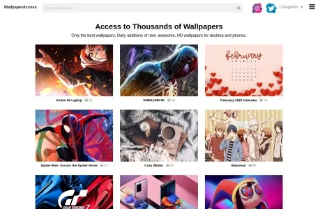 wallpaperaccess网页截图,wallpaperaccess网页快照