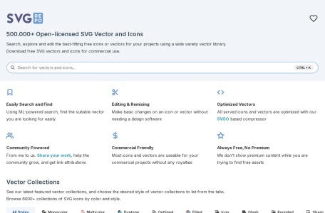 SVG Repo网页截图,SVG Repo网页快照