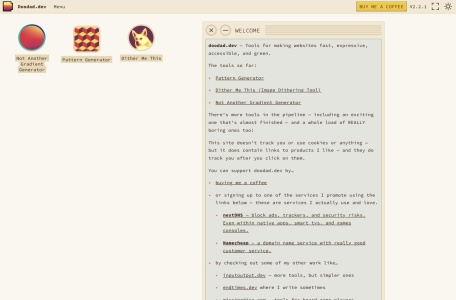 Pattern Generator网页截图,Pattern Generator网页快照
